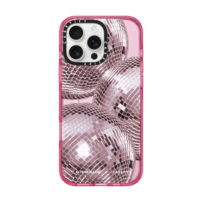Casetify Iphone 16 Pro Max Case Pink Fizz Impact Case Magsafe Compatible  Alisha Marie Disco Baby Case Caseti