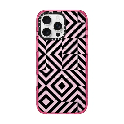 Casetify Iphone 16 Pro Max Case Pink Fizz Impact Case Magsafe Compatible  Block Diamond Case
