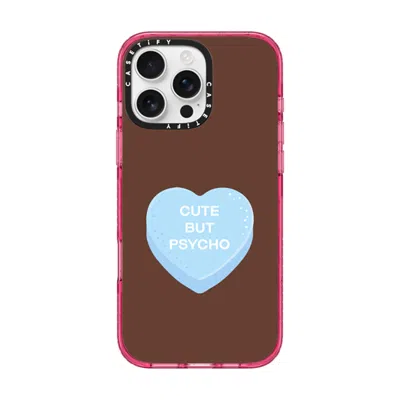 Casetify Iphone 16 Pro Max Case Pink Fizz Impact Case Magsafe Compatible  Cute But Psycho - Hot Fudge Casetif