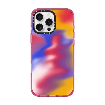 Casetify Iphone 16 Pro Max Case Pink Fizz Impact Case Magsafe Compatible  Gradient,futurism Primary Aura