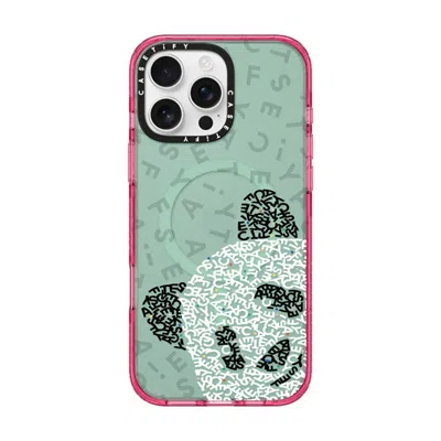 Casetify Iphone 16 Pro Max Case Pink Fizz Impact Case Magsafe Compatible  Hi! Panda!