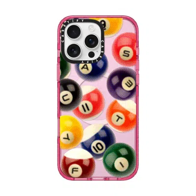 Casetify Iphone 16 Pro Max Case Pink Fizz Impact Case Magsafe Compatible  Sport Billiard