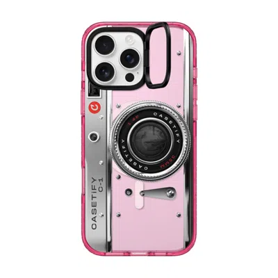 Casetify Iphone 16 Pro Max Case Pink Impact Ring Stand Case Magsafe Compatible  Camera Case - Classic Casetif