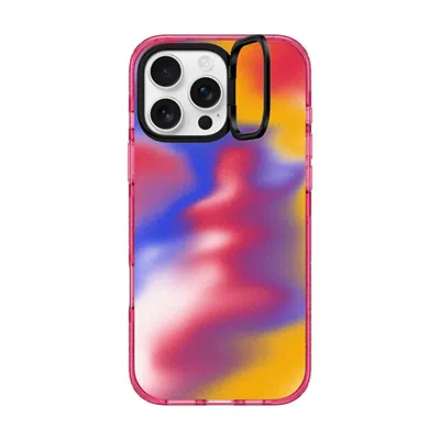 Casetify Iphone 16 Pro Max Case Pink Impact Ring Stand Case Magsafe Compatible  Gradient,futurism Primary Aur
