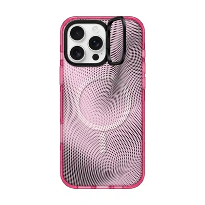 Casetify Iphone 16 Pro Max Case Pink Impact Ring Stand Case Magsafe Compatible  Halftone Case