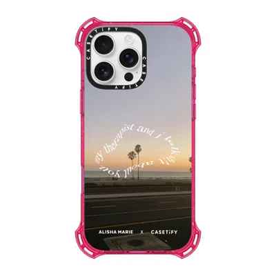 Casetify Iphone 16 Pro Max Case Primrose Pink Bounce Case Magsafe Compatible  Alisha Marie Sunsets & Therapy 