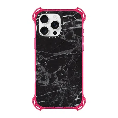 Casetify Iphone 16 Pro Max Case Primrose Pink Bounce Case Magsafe Compatible  Black Marble