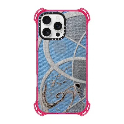 Casetify Iphone 16 Pro Max Case Primrose Pink Bounce Case Magsafe Compatible  Surrealism Cyber Denim