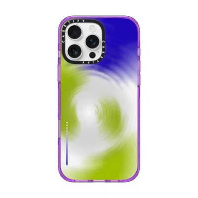 Casetify Iphone 16 Pro Max Case Purple Impact Case  Gradient,futurism Matcha Ripples