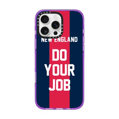 Casetify Iphone 16 Pro Max Case Purple Impact Case  Superbowl - Do Your Job