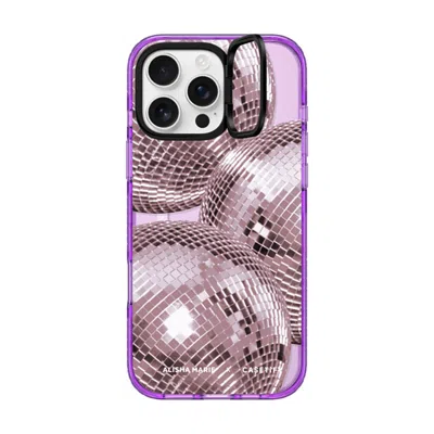 Casetify Iphone 16 Pro Max Case Purple Impact Ring Stand Case Magsafe Compatible  Alisha Marie Disco Baby Cas