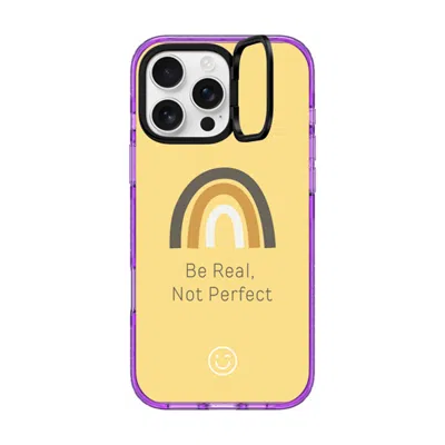 Casetify Iphone 16 Pro Max Case Purple Impact Ring Stand Case Magsafe Compatible  Be Real, Not Perfect Caseti