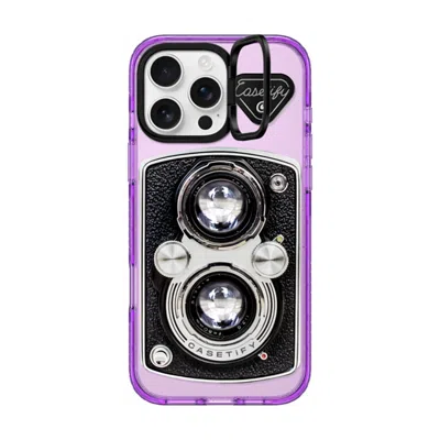 Casetify Iphone 16 Pro Max Case Purple Impact Ring Stand Case Magsafe Compatible  Camera Case - Vintage Caset