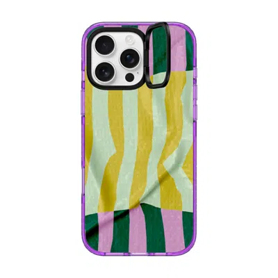 Casetify Iphone 16 Pro Max Case Purple Impact Ring Stand Case Magsafe Compatible  Pattern Afternoon At Capri