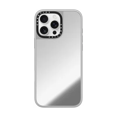 Casetify Iphone 16 Pro Max Case Silver On Silver Mirror Case Magsafe Compatible  Bretman Custom Case