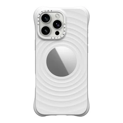 Casetify Iphone 16 Pro Max Case White Ripple Mirror Case  Ripple Mirror Case - White - Iphone 16 Pro Max Case