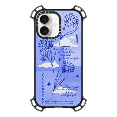 Casetify Iphone 17 Case Black Bounce Case Magsafe Compatible  Baby Blue