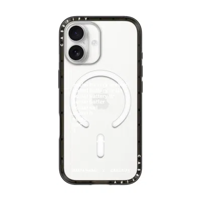 Casetify Iphone 17 Case Black Compact Case Magsafe Compatible  Alisha Marie Social Battery Case