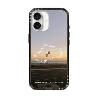 Casetify Iphone 17 Case Black Compact Case Magsafe Compatible  Alisha Marie Sunsets & Therapy Case