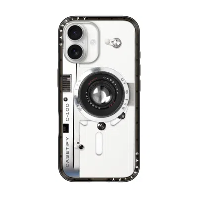 Casetify Iphone 17 Case Black Compact Case Magsafe Compatible  Camera Case - Retro