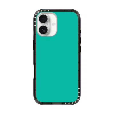 Casetify Iphone 17 Case Black Compact Case Magsafe Compatible  Mint Green