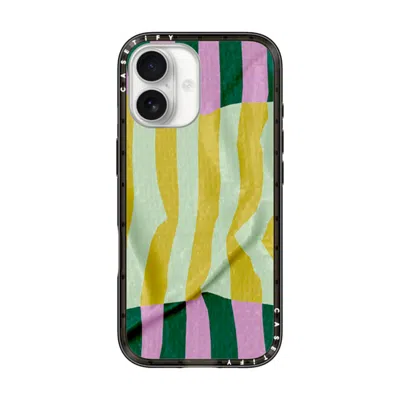Casetify Iphone 17 Case Black Compact Case Magsafe Compatible  Pattern Afternoon At Capri