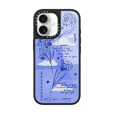 Casetify Iphone 17 Case Black Glaze Case Magsafe Compatible  Baby Blue
