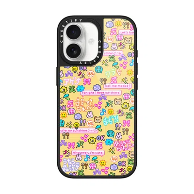 Casetify Iphone 17 Case Black Glaze Case Magsafe Compatible  Emoji Paradise