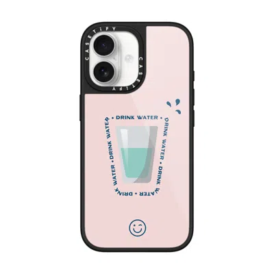 Casetify Iphone 17 Case Black Glaze Case Magsafe Compatible  Hydrate Then Dominate  In Purple