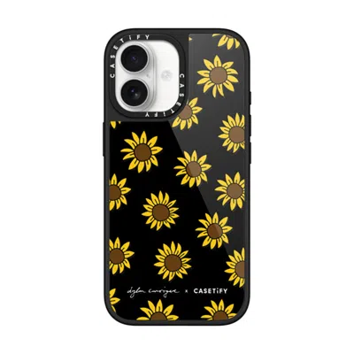 Casetify Iphone 17 Case Black Glaze Case Magsafe Compatible  Secret Sunflower