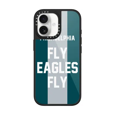 Casetify Iphone 17 Case Black Glaze Case Magsafe Compatible  Superbowl - Fly Eagles Fly