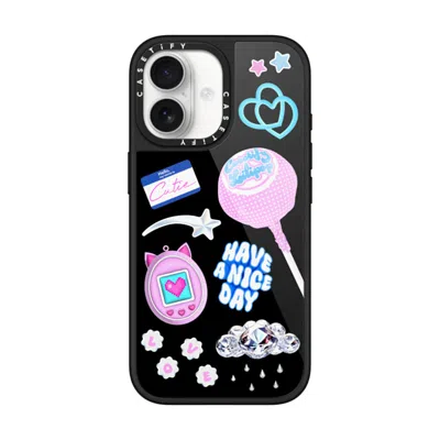 Casetify Iphone 17 Case Black Glaze Case Magsafe Compatible  Y2k Collage