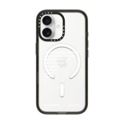 Casetify Iphone 17 Case Black Impact Case Magsafe Compatible  Alisha Marie Social Battery Case