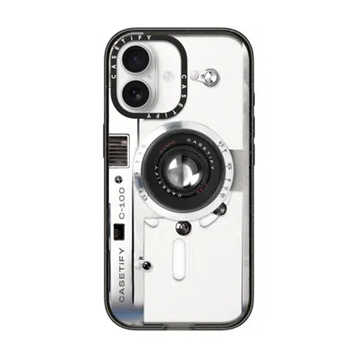 Casetify Iphone 17 Case Black Impact Case Magsafe Compatible  Camera Case - Retro