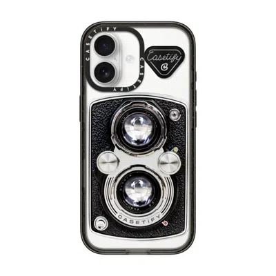 Casetify Iphone 17 Case Black Impact Case Magsafe Compatible  Camera Case - Vintage  In Pink