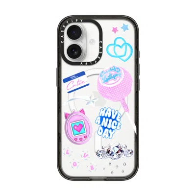 Casetify Iphone 17 Case Black Impact Case Magsafe Compatible  Y2k Collage