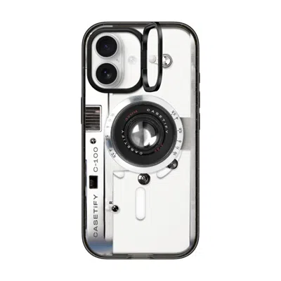 Casetify Iphone 17 Case Black Impact Ring Stand Case Magsafe Compatible  Camera Case - Retro