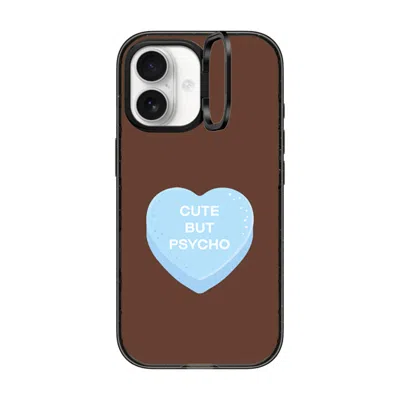 Casetify Iphone 17 Case Black Impact Ring Stand Case Magsafe Compatible  Cute But Psycho - Hot Fudge