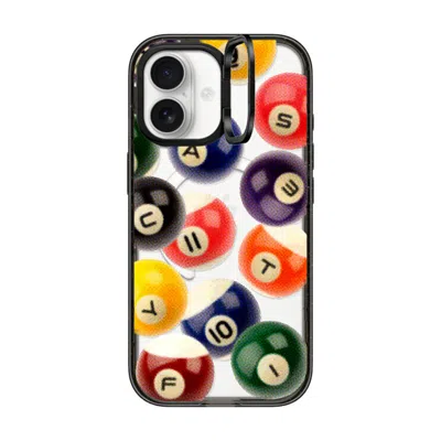 Casetify Iphone 17 Case Black Impact Ring Stand Case Magsafe Compatible  Sport Billiard