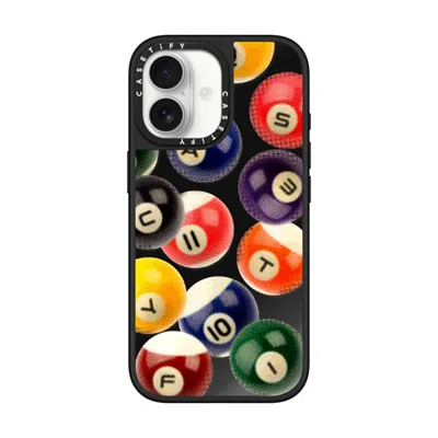 Casetify Iphone 17 Case Black On Black Mirror Case Magsafe Compatible  Sport Billiard