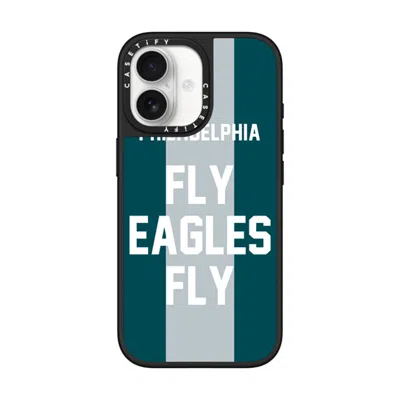 Casetify Iphone 17 Case Black On Black Mirror Case Magsafe Compatible  Superbowl - Fly Eagles Fly