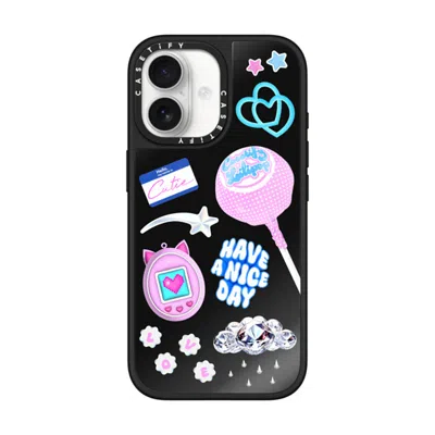 Casetify Iphone 17 Case Black On Black Mirror Case Magsafe Compatible  Y2k Collage