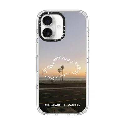 Casetify Iphone 17 Case Clear Impact Clear Case Magsafe Compatible  Alisha Marie Sunsets & Therapy Case Caset In Transparent