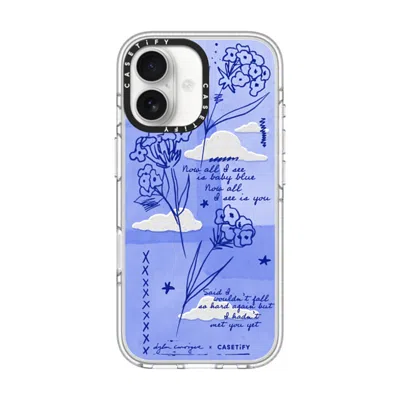 Casetify Iphone 17 Case Clear Impact Clear Case Magsafe Compatible  Baby Blue  In Transparent