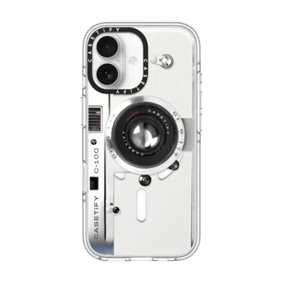 Casetify Iphone 17 Case Clear Impact Clear Case Magsafe Compatible  Camera Case - Retro  In Transparent