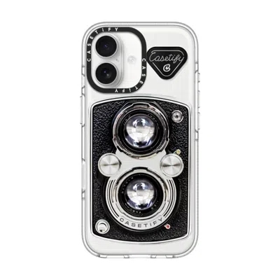 Casetify Iphone 17 Case Clear Impact Clear Case Magsafe Compatible  Camera Case - Vintage  In White