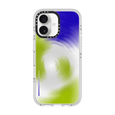 Casetify Iphone 17 Case Clear Impact Clear Case Magsafe Compatible  Gradient,futurism Matcha Ripples In Transparent