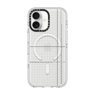 Casetify Iphone 17 Case Clear Impact Clear Case Magsafe Compatible  Metrics  In Transparent