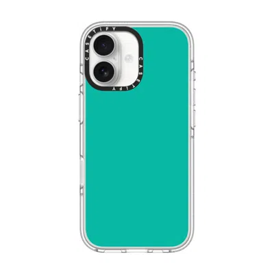 Casetify Iphone 17 Case Clear Impact Clear Case Magsafe Compatible  Mint Green  In Transparent