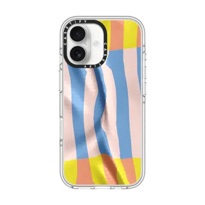 Casetify Iphone 17 Case Clear Impact Clear Case Magsafe Compatible  Pattern Afternoon At Bondi In Transparent
